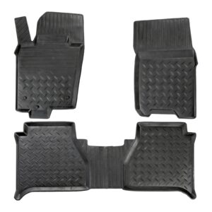 3D Premium Gummi Auto Fussmatten Set Passend für Mercedes X Class Baujahr ab 2018