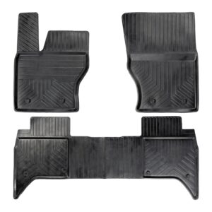 3D Premium Gummi Auto Fußmatten Set Passend für Range Rover Discovery Baujahr ab 2017