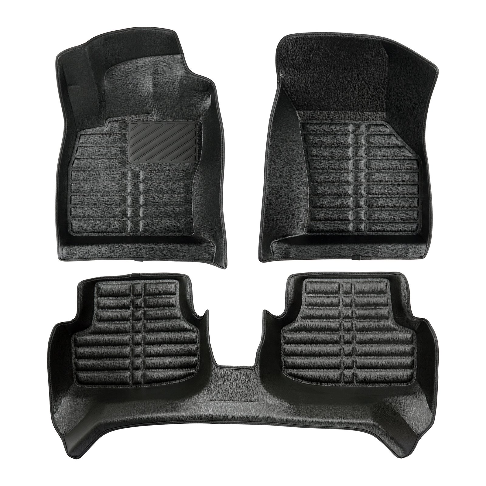 5D Premium Auto Fussmatten TPE Set passend für Audi A3 (8V) Limousine Facelift Baujahr 2017-2019