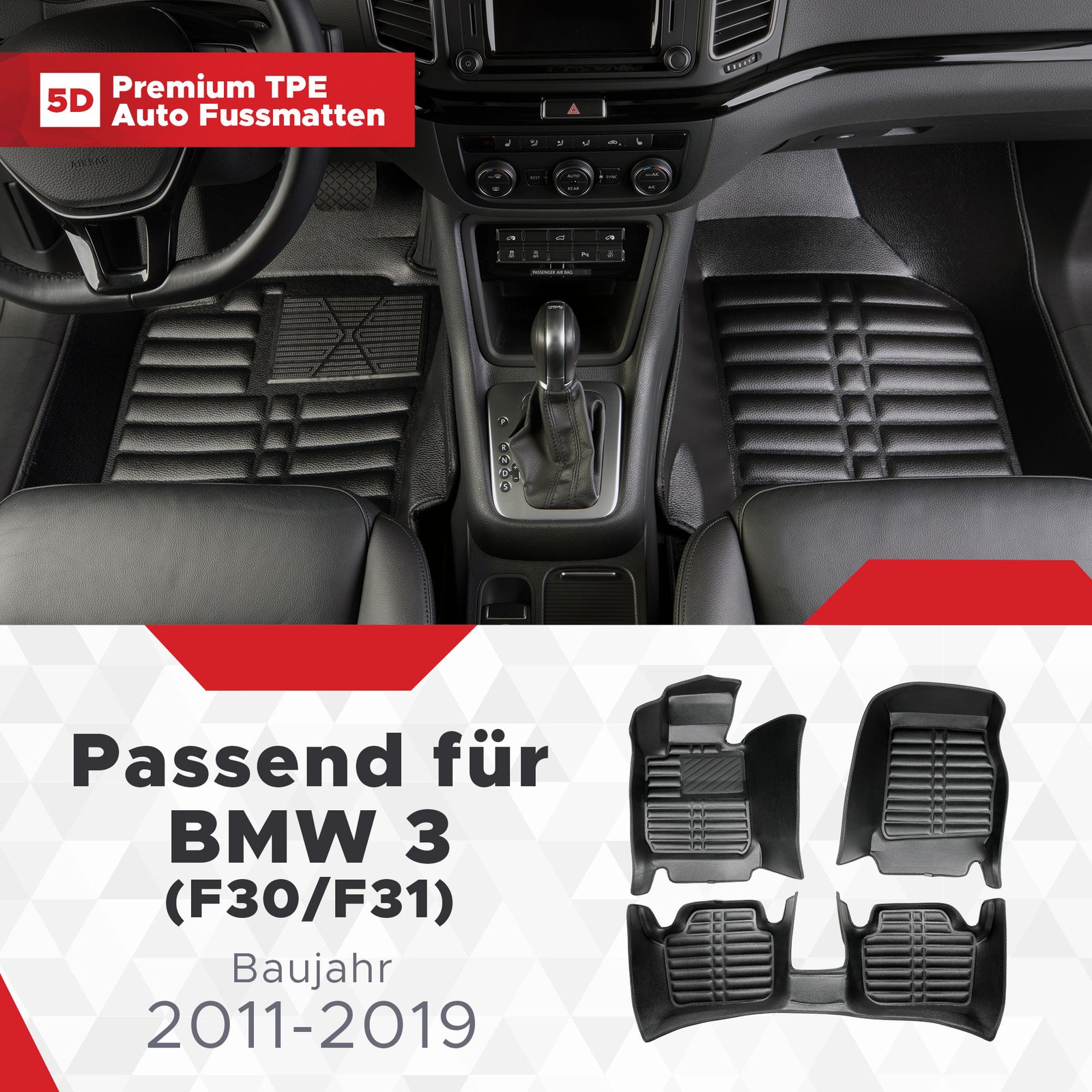 TPE Fussmatten Set