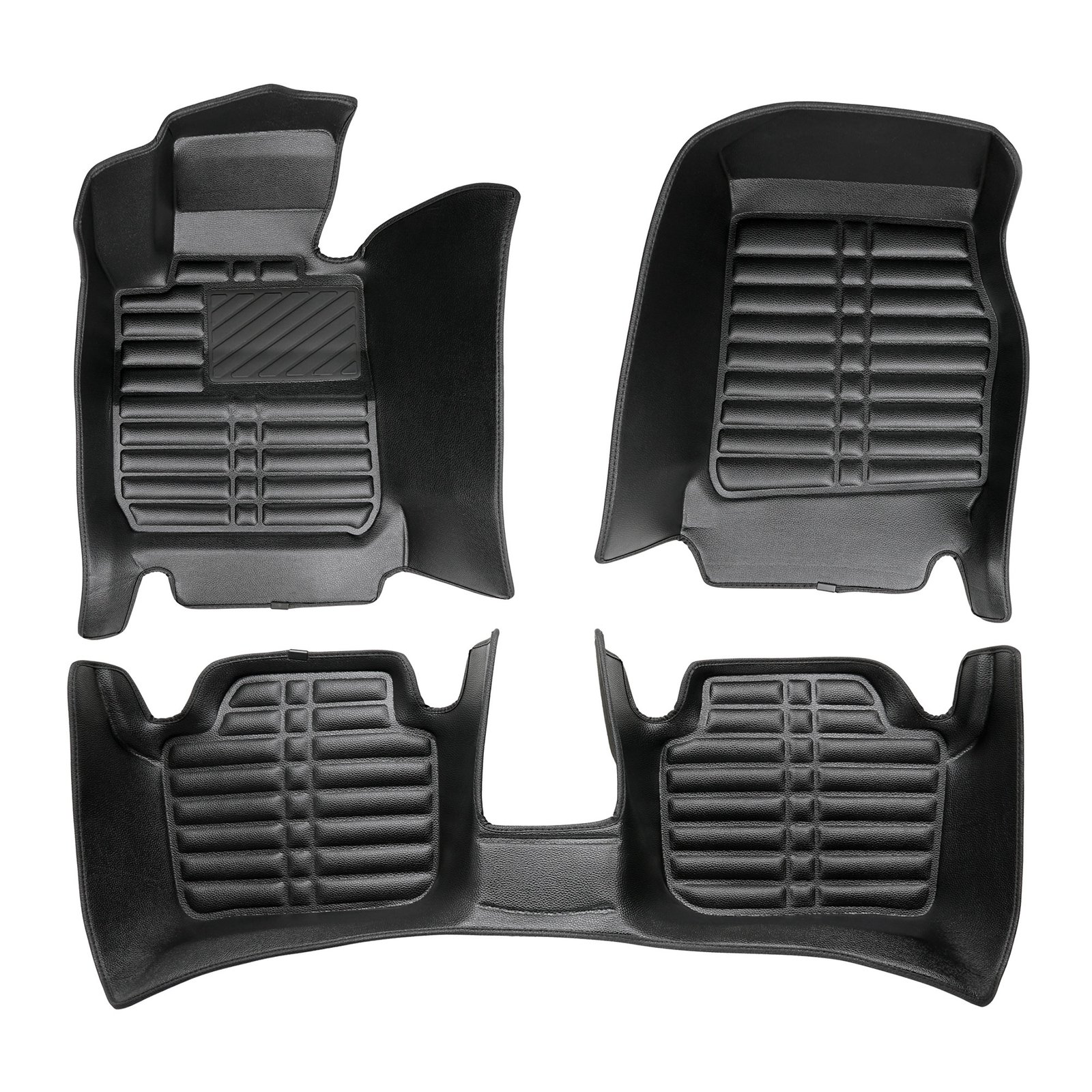 5D Premium Auto Fussmatten TPE Set passend für BMW 3 (F30/F31) Baujahr ab 2011-2019
