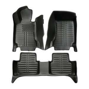 5D Premium Auto Fussmatten TPE Set passend für Mercedes C Klasse (W204/S204) Baujahr 2007-2015