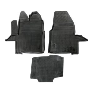 3D Premium Gummi Auto Fussmatten Set Passend für Ford Transit Baujahr ab 2014