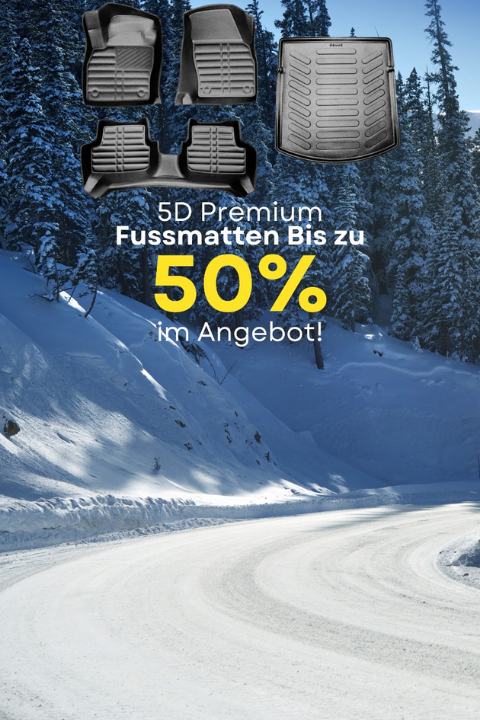 5D Premium Fussmatten Auto Innenraum Schutz bis zu 50 Prozent Rabatt