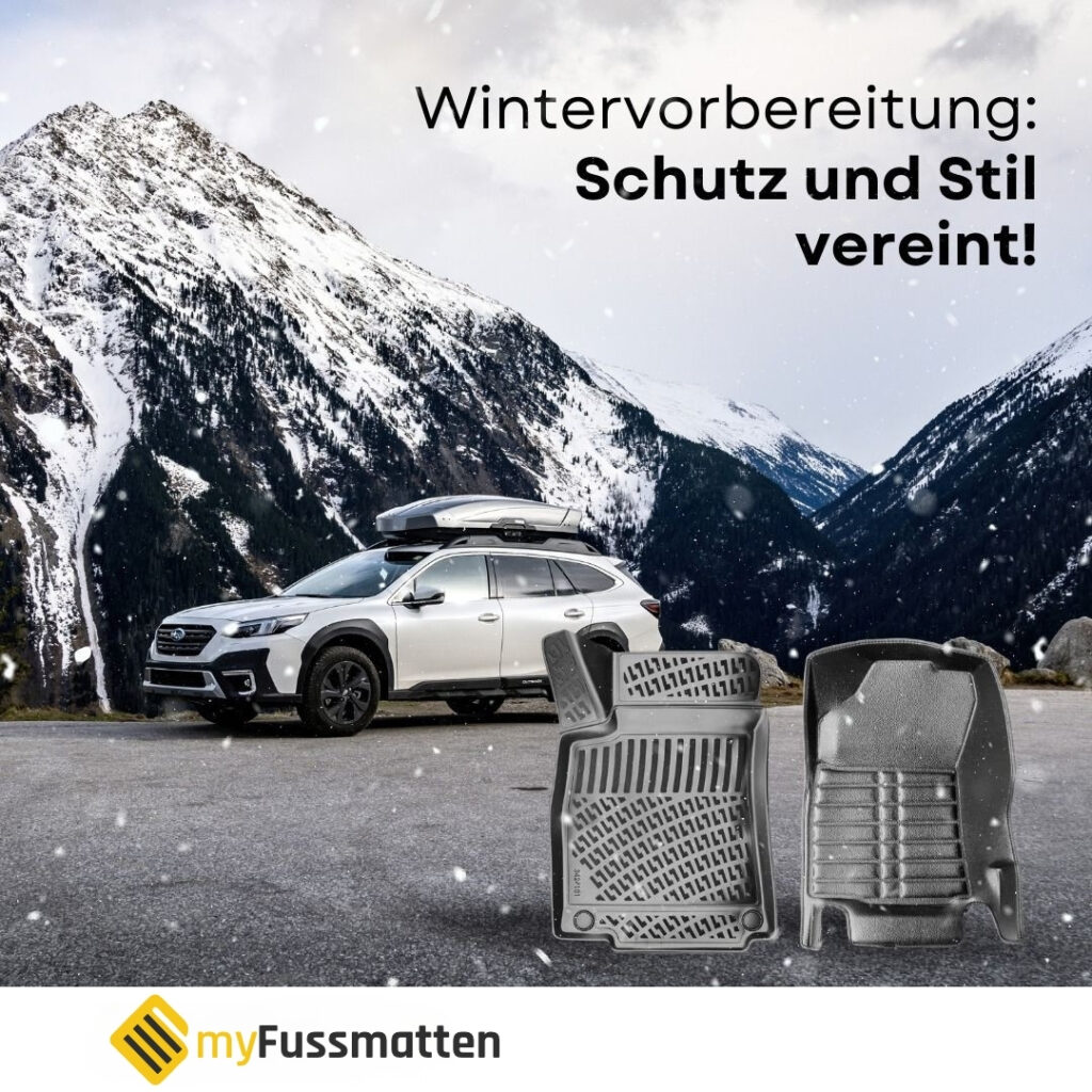 Wintervorbereitung mit 5D Premium Fussmatten Schutz und Stil im Auto