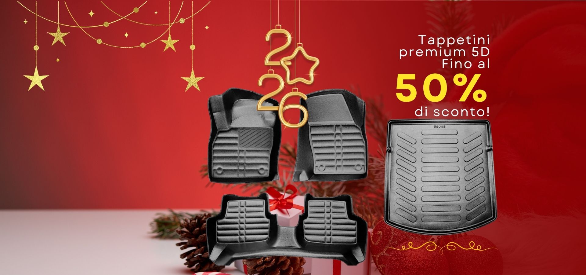 Tappetini premium 5D protezione auto in offerta fino al 50 percento di sconto