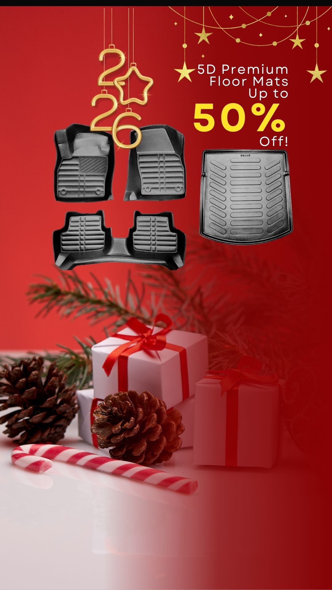 5D Premium Floor Mats car interior protection up to 50 percent off