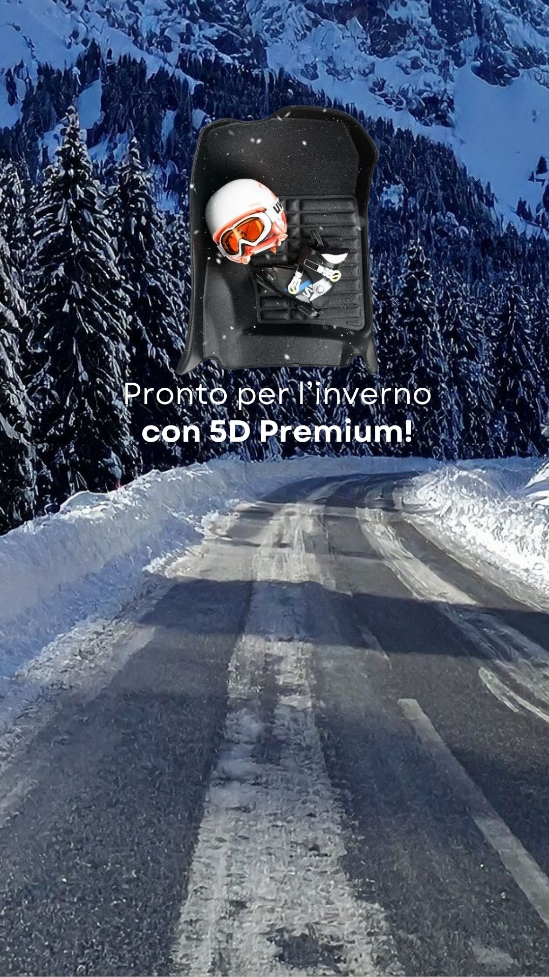 Pronto per l'inverno con tappetini auto 5D Premium protezione e stile
