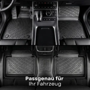 3D Fussmatten passgenau für Ihr Fahrzeug – massgeschneidertes Design