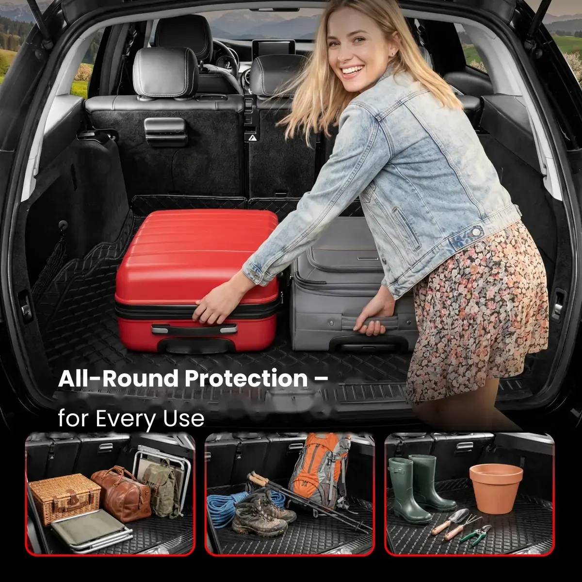 5D Premium Trunk Mat for Audi Q2 2016-2026 - Image 3